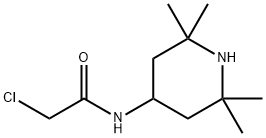 2-CHLORO-N-(2,2,6,6-TETRAMETHYLPIPERIDIN-4-YL)ACETAMIDE HYDROCHLORIDE Struktur