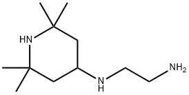 N-(2,2,6,6-テトラメチル-4-ピペリジニル)-1,2-エタンジアミン 化学構造式