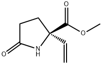 Proline, 2-ethenyl-5-oxo-, methyl ester (9CI) Structure