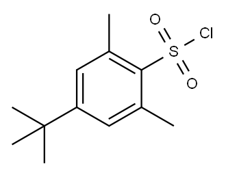 4-叔丁基-2,6-二甲基苯-1-磺酰氯 结构式