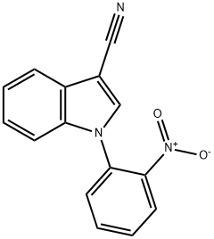 1-(2-nitrophenyl)indole-3-carbonitrile Structure