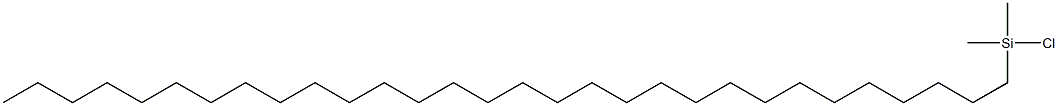 正三十烷基二甲基氯硅烷, 70851-52-4, 结构式