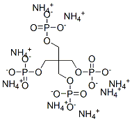 [Methanetetrayltetrakis(methyleneoxy)]tetraphosphonic acid octaammonium salt Structure