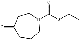 1H-Azepine-1-carbothioic acid, hexahydro-4-oxo-, S-ethyl ester 结构式