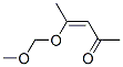 4-メトキシメトキシ-3-ペンテン-2-オン 化学構造式