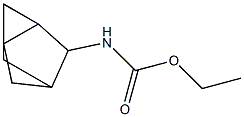 N-(Tricyclo[2.2.1.02,6]heptan-3-yl)carbamic acid ethyl ester Struktur