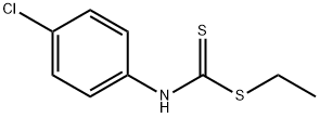N-(p-Chlorophenyl)carbamodithioic acid ethyl ester Structure