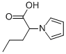 2-(1H-ピロール-1-イル)ペンタン酸 化学構造式