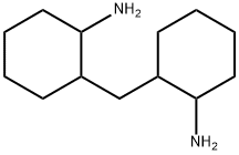 2,2'-メチレンビス(シクロヘキサンアミン) 化学構造式