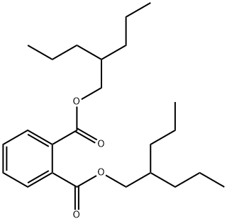 DI-N-2-PROPYLPENTYLPHTHALATE Structure