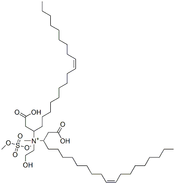 Di(oleyl-carboxyethyl)hydroxyethylmethylammoniummethylsulfate Structure