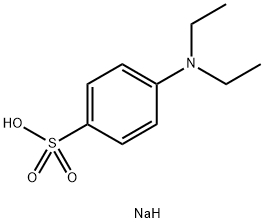 sodium N,N-diethylsulphanilate Struktur