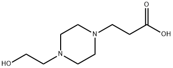 3-[4-(2-HYDROXY-ETHYL)-PIPERAZIN-1-YL]-PROPIONIC ACID Structure