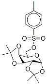 1,2:3,4-Di-O-isopropylidene-6-deoxy-6-tosyl-α-D-galactopyranose Structure