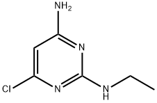 N2-ethyl-6-chloro-pyrimidine-2,4-diyldiamine Structure