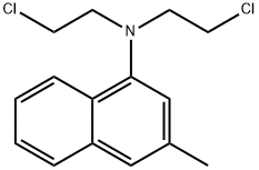 N,N-Bis(2-chloroethyl)-3-methyl-1-naphthalenamine Struktur
