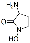(+/-)-3-AMINO-1-HYDROXY-2-PYRROLIDONE Structure