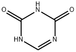 1,3,5-トリアジン-2,4(1H,3H)-ジオン 化学構造式