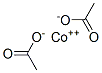 ビス酢酸コバルト(II) 化学構造式