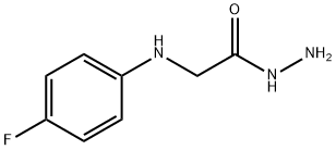 2-[(4-氟苯基)氨基]乙烷肼 结构式