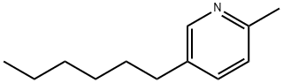 5-己基-2-甲基吡啶 结构式