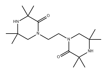 1,1'-ethylenebis(3,3,5,5-tetramethylpiperazinone) Structure