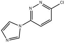 3-氯-6-(1H-咪唑并L-1-基)哒嗪 结构式