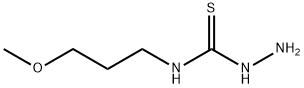 4-(3-メトキシプロピル)-3-チオセミカルバジド 化学構造式