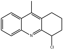 4-クロロ-9-メチル-1,2,3,4-テトラヒドロアクリジン 化学構造式