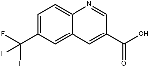 6-(三氟甲基)3-喹啉羧酸, 71082-45-6, 结构式