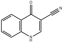 3-Quinolinecarbonitrile, 1,4-dihydro-4-oxo- Structure