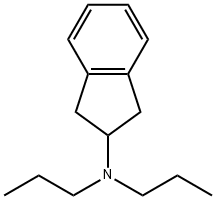 2-di-n-propylaminoindan Struktur