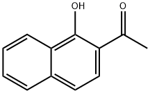 2-乙酰基-1-萘酚 结构式