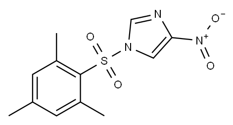 1-(MESITYLENE-2-SULFONYL)-4-NITROIMIDAZOLE Structure