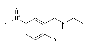 2-[(Ethylamino)methyl]-4-nitrophenol Structure