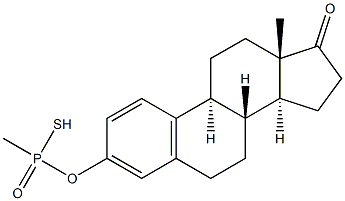 estrone-3-methylthiophosphonate Struktur