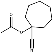 1-CYANOCYCLOHEPTYL ACETATE Struktur