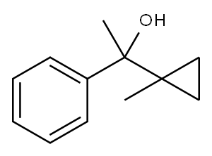 DL-ALPHA-METHYL-ALPHA-(1-METHYLCYCLOPROPYL)-BENZYL ALCOHOL 结构式