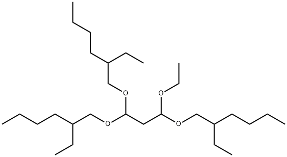 1,1',1''-[(1-ethoxy-1-propanyl-3-ylidene)tris(oxy)]tris[2-ethylhexane] Structure
