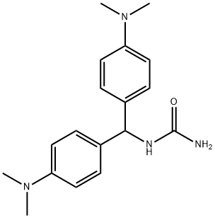 [bis[4-(dimethylamino)phenyl]methyl]urea Structure
