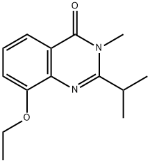 4(3H)-Quinazolinone,  8-ethoxy-3-methyl-2-(1-methylethyl)- Struktur