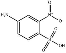 3-硝基苯胺-4-磺酸 结构式