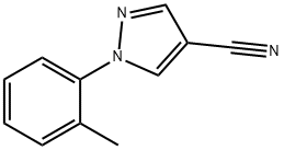1 -邻甲苯基-1H -吡唑- 4 -腈 结构式