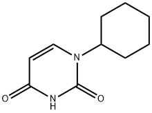 1-环己基尿嘧啶, 712-43-6, 结构式