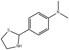 2-(4-二甲基氨基苯基)噻唑烷 结构式