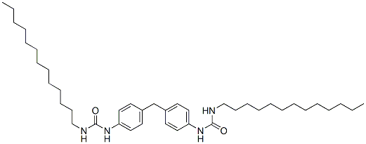 N,N''-(methylenedi-p-phenylene)bis[N'-tridecylurea] Structure