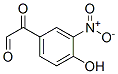 4-hydroxy-3-nitrophenylglyoxal Structure