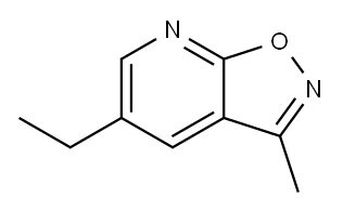 Isoxazolo[5,4-b]pyridine, 5-ethyl-3-methyl- (9CI) Struktur