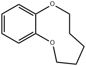 3,4,5,6-テトラヒドロ-2H-1,7-ベンゾジオキソニン 化学構造式