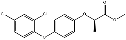 (2R)-2-[4-(2,4-二氯苯氧基)苯氧基]丙酸甲酯, 71283-65-3, 结构式
